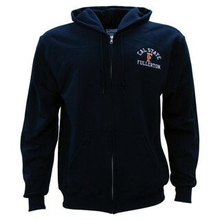Champion Powerblend Full Zip Hood Cal State Arched - Navy
